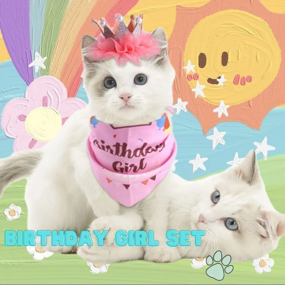 Happy Birthday Girl Pet Set
